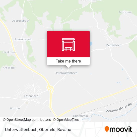 Unterwattenbach, Oberfeld map