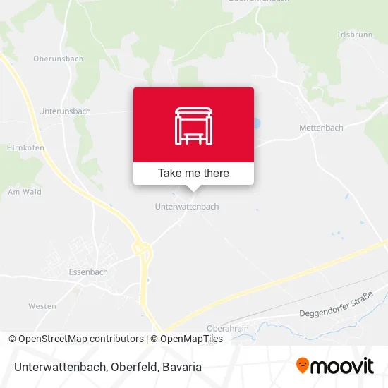 Карта Unterwattenbach, Oberfeld