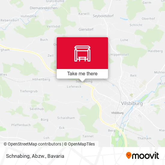 Карта Schnabing, Abzw.