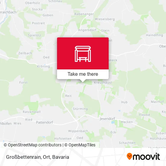 Карта Großbettenrain, Ort
