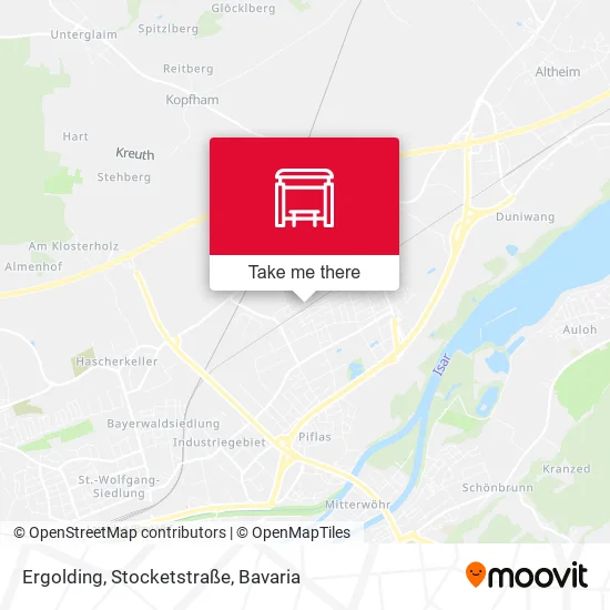 Карта Ergolding, Stocketstraße