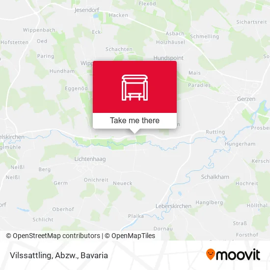 Карта Vilssattling, Abzw.