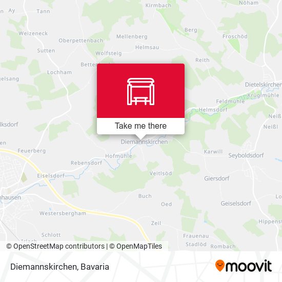 Карта Diemannskirchen