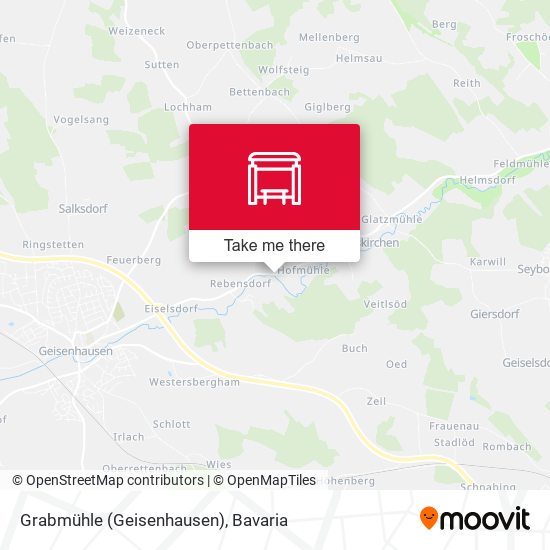Grabmühle (Geisenhausen) map