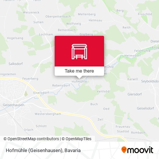 Hofmühle (Geisenhausen) map