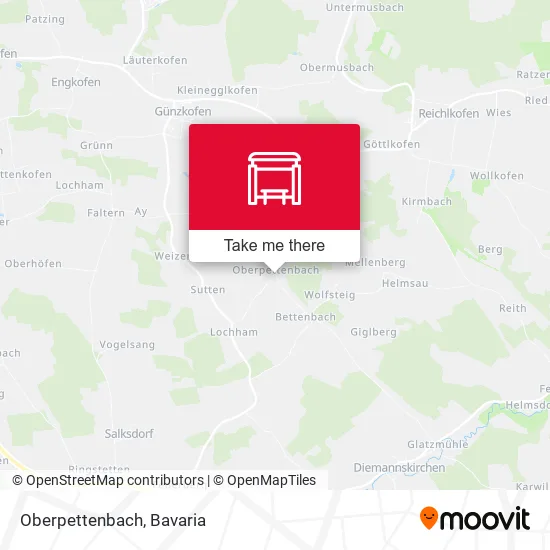 Карта Oberpettenbach