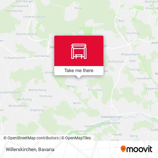 Карта Willerskirchen