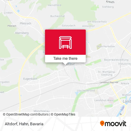 Карта Altdorf, Hahn