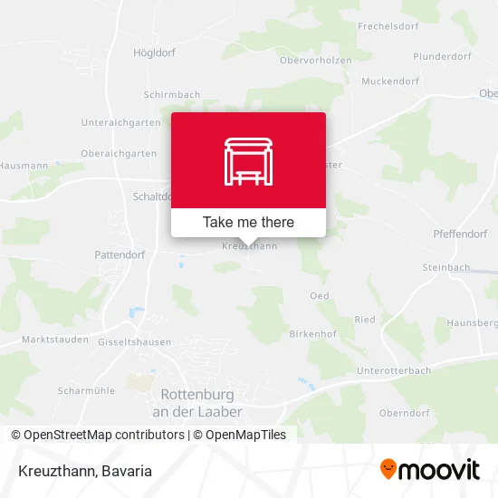 Карта Kreuzthann