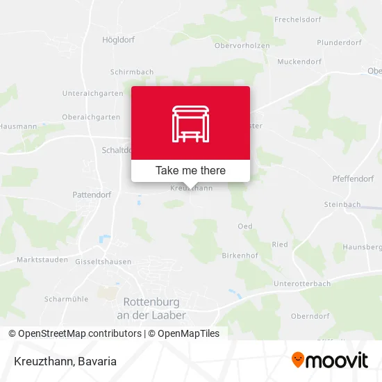 Карта Kreuzthann