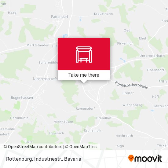Rottenburg, Industriestr. map