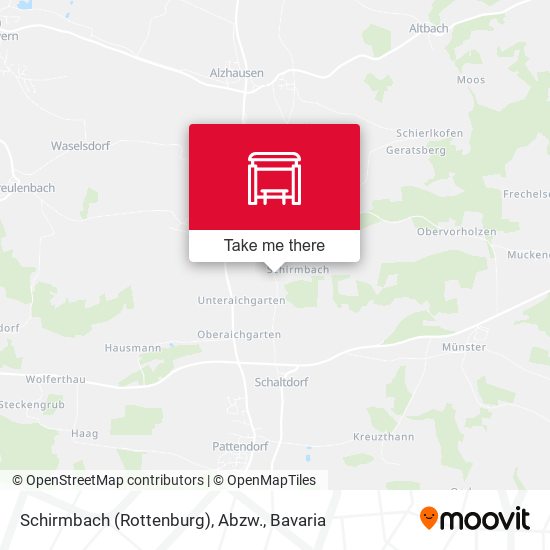 Schirmbach (Rottenburg), Abzw. map
