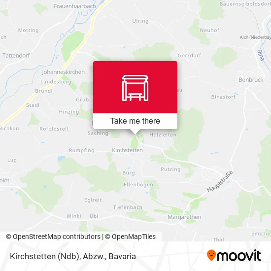 Карта Kirchstetten (Ndb), Abzw.