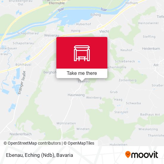 Ebenau, Eching (Ndb) map