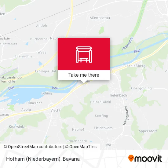 Карта Hofham (Niederbayern)