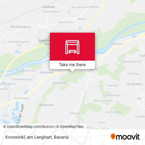 Kronwinkl, am Lenghart map