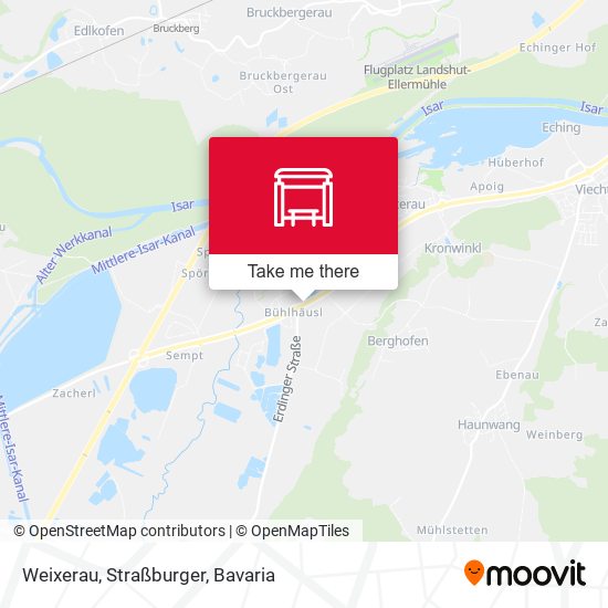 Weixerau, Straßburger map