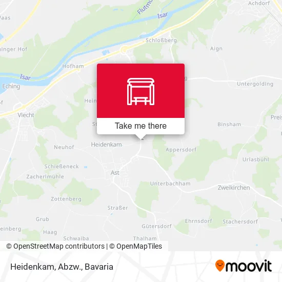 Карта Heidenkam, Abzw.