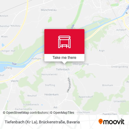 Tiefenbach (Kr La), Brückenstraße map