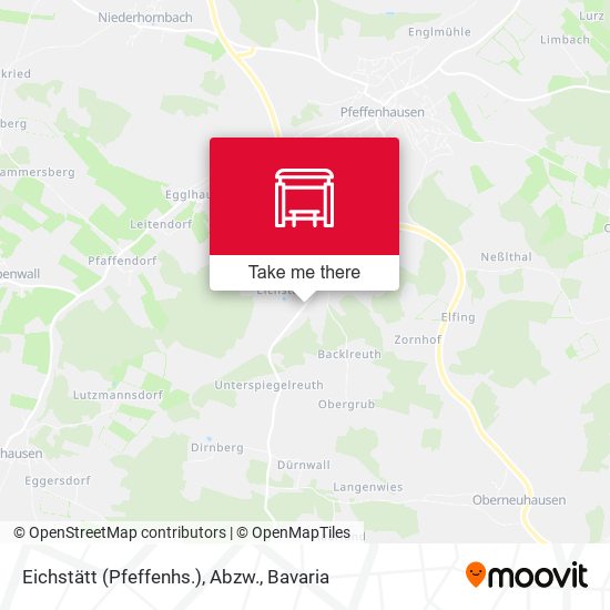 Eichstätt (Pfeffenhs.), Abzw. map
