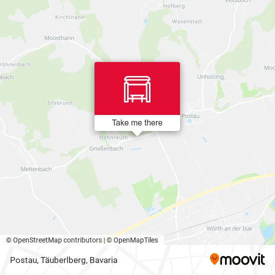 Карта Postau, Täuberlberg