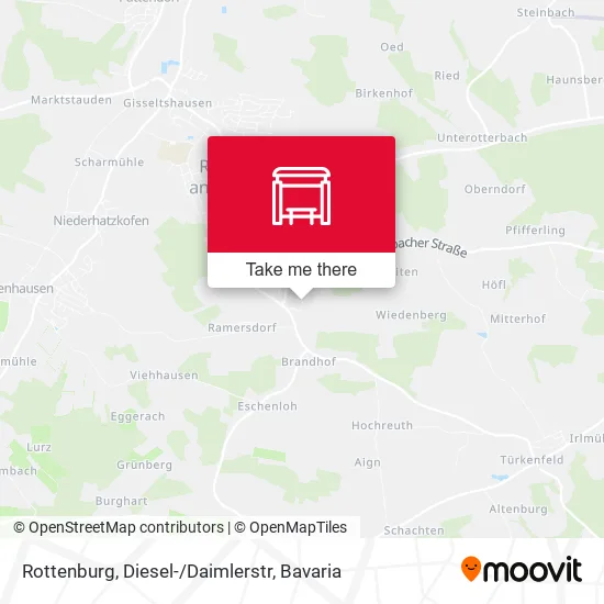 Карта Rottenburg, Diesel-/Daimlerstr