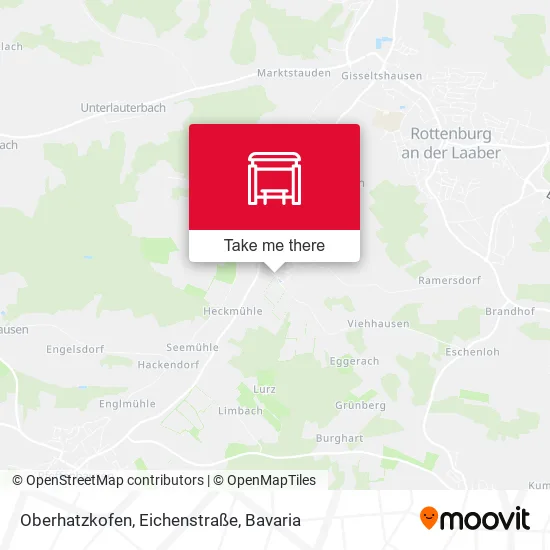 Карта Oberhatzkofen, Eichenstraße