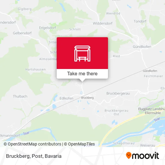 Карта Bruckberg, Post