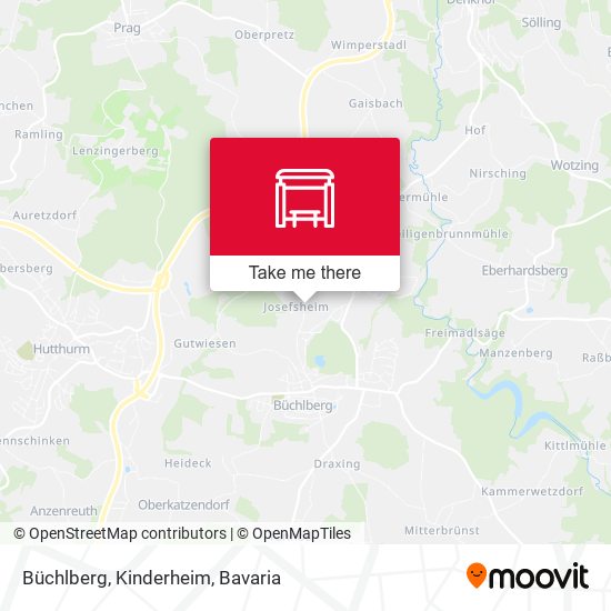 Büchlberg, Kinderheim map