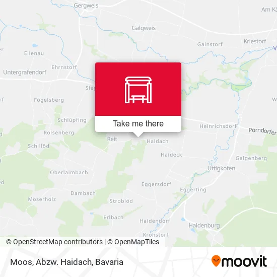 Карта Moos, Abzw. Haidach