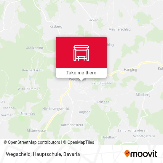 Wegscheid, Hauptschule map