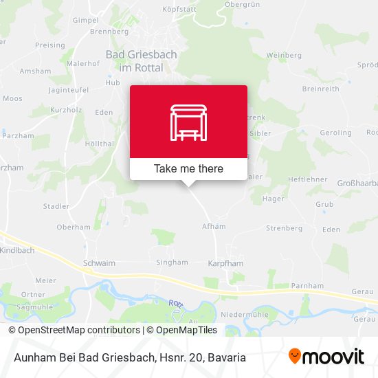 Aunham Bei Bad Griesbach, Hsnr. 20 map