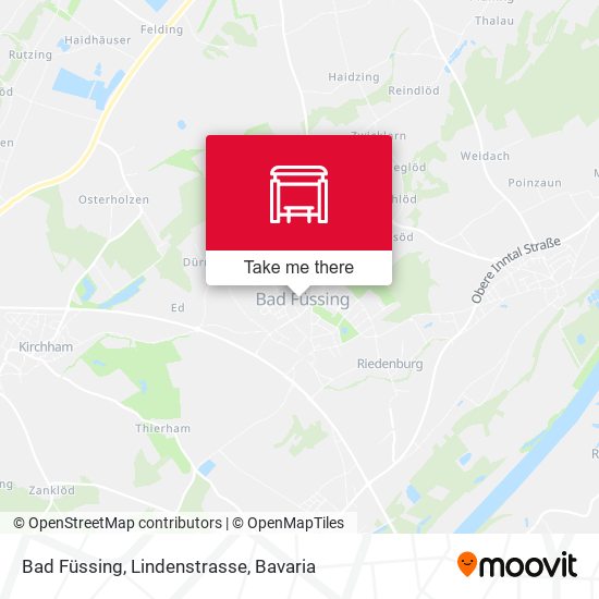 Bad Füssing, Lindenstrasse map