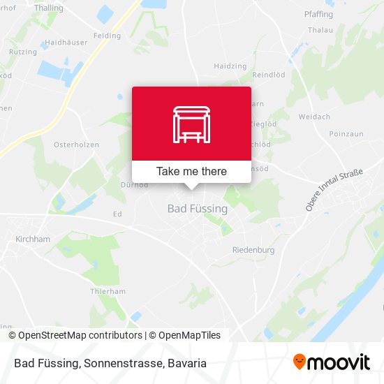 Bad Füssing, Sonnenstrasse map