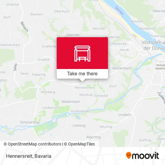 Карта Hennersreit