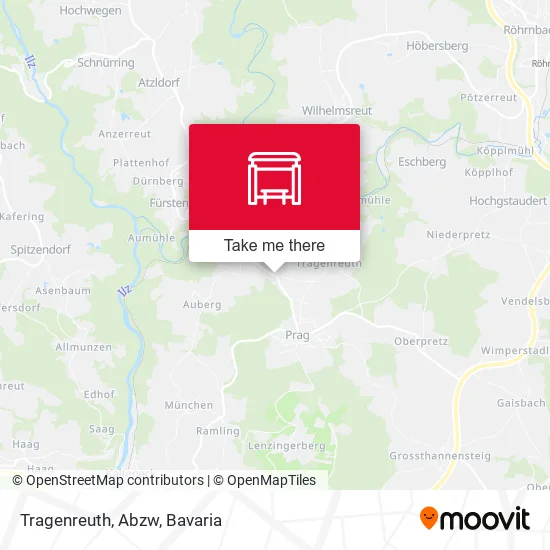 Карта Tragenreuth, Abzw