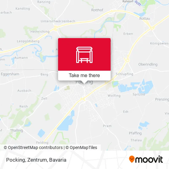 Карта Pocking, Zentrum