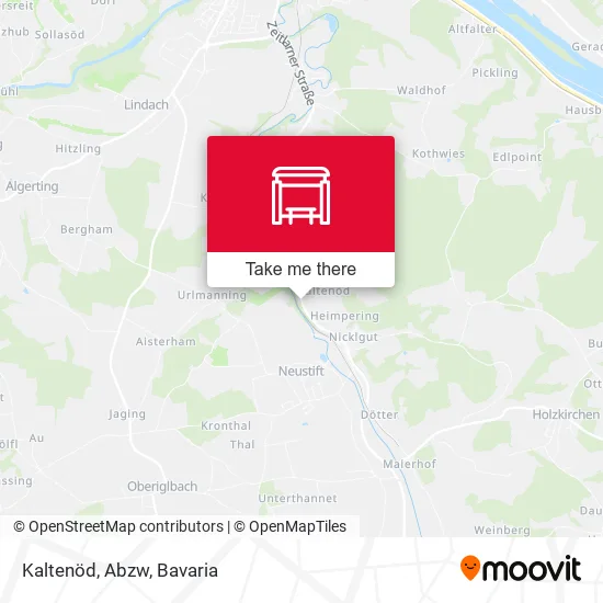 Карта Kaltenöd, Abzw