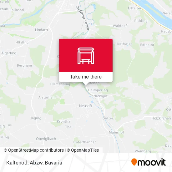 Карта Kaltenöd, Abzw