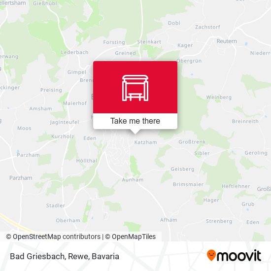 Bad Griesbach, Rewe map
