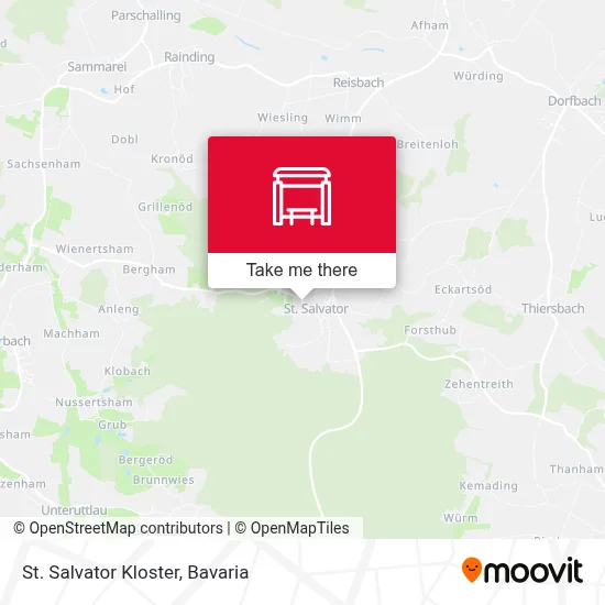 St. Salvator Kloster map