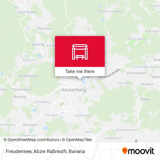 Карта Freudensee, Abzw Raßreuth