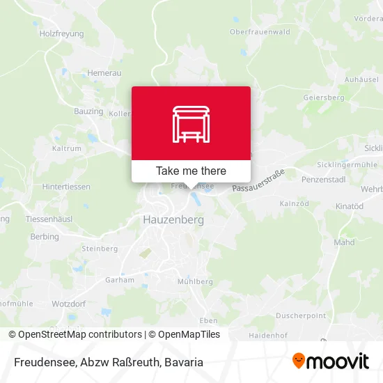 Карта Freudensee, Abzw Raßreuth