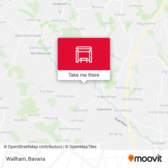 Карта Wallham