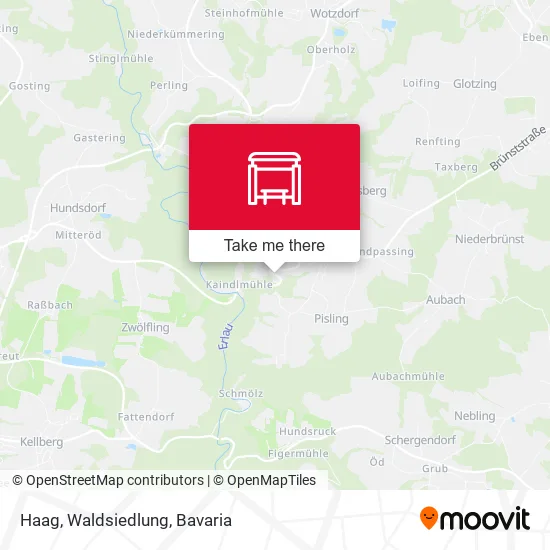 Карта Haag, Waldsiedlung