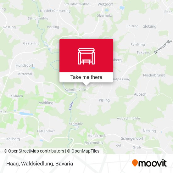 Карта Haag, Waldsiedlung