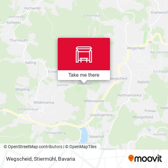 Wegscheid, Stiermühl map