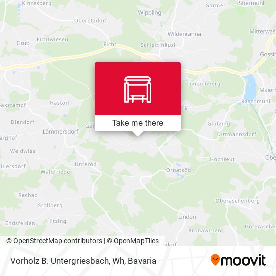 Vorholz B. Untergriesbach, Wh map