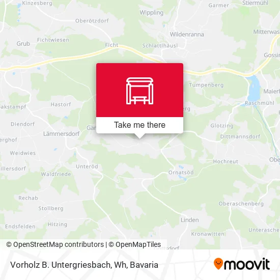 Карта Vorholz B. Untergriesbach, Wh