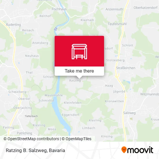 Карта Ratzing B. Salzweg